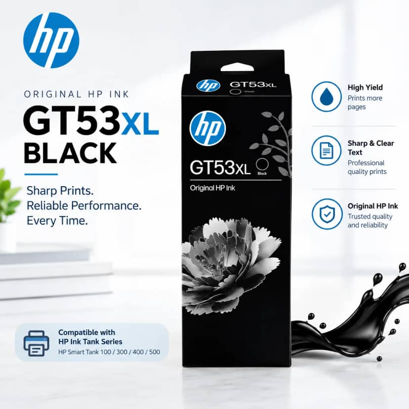 HP INK GT53 XL BLACK - photo 1 of 1